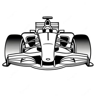 Formel 1 Rennwagen Ausmalbild | Formel 1 Ausmalbild