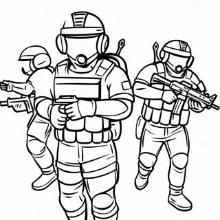 SWAT-Team Ausmalbild | SWAT-Team Ausmalbild