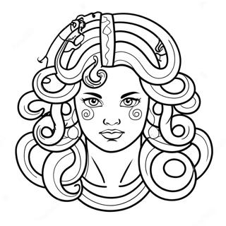 Medusa Ausmalbild | Medusa Ausmalbild