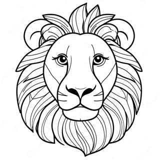 Leo der Löwe Ausmalbild | Leo Ausmalbild
