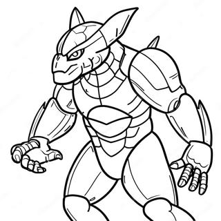 Pacific Rim Kaiju Ausmalbild | Pazifischer Rand Ausmalbild