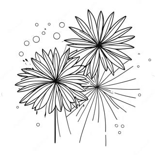 Feuerwerk Ausmalbild | Feuerwerk Ausmalbild
