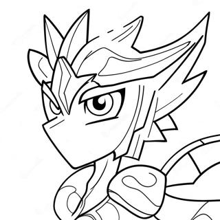 YuGiOh Duellmonster Ausmalbild | YuGiOh Ausmalbild