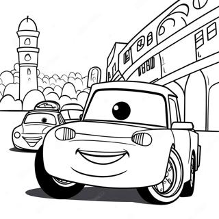 Cars 2 Ausmalbild | Cars 2 Ausmalbild