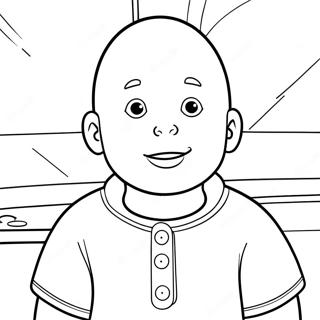 Caillou Ausmalbild | Caillou Ausmalbild