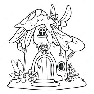 Feenhaus Ausmalbild | Feenhaus Ausmalbild