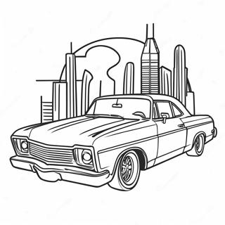 Lowrider Malvorlagen