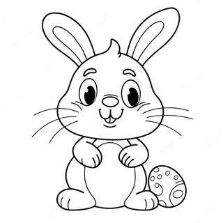 Vollformat Osterhase Ausmalbild | Vollformat Osterhase Ausmalbild