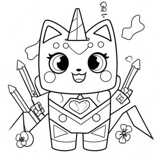Unikitty Ausmalbild | Unikitty Ausmalbild