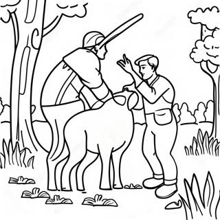 Jagd Malvorlagen