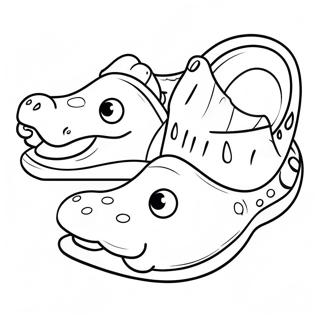 Crocs Ausmalbild | Crocs Ausmalbild