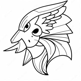 Patriots-Logo Ausmalbild | Patrioten Ausmalbild