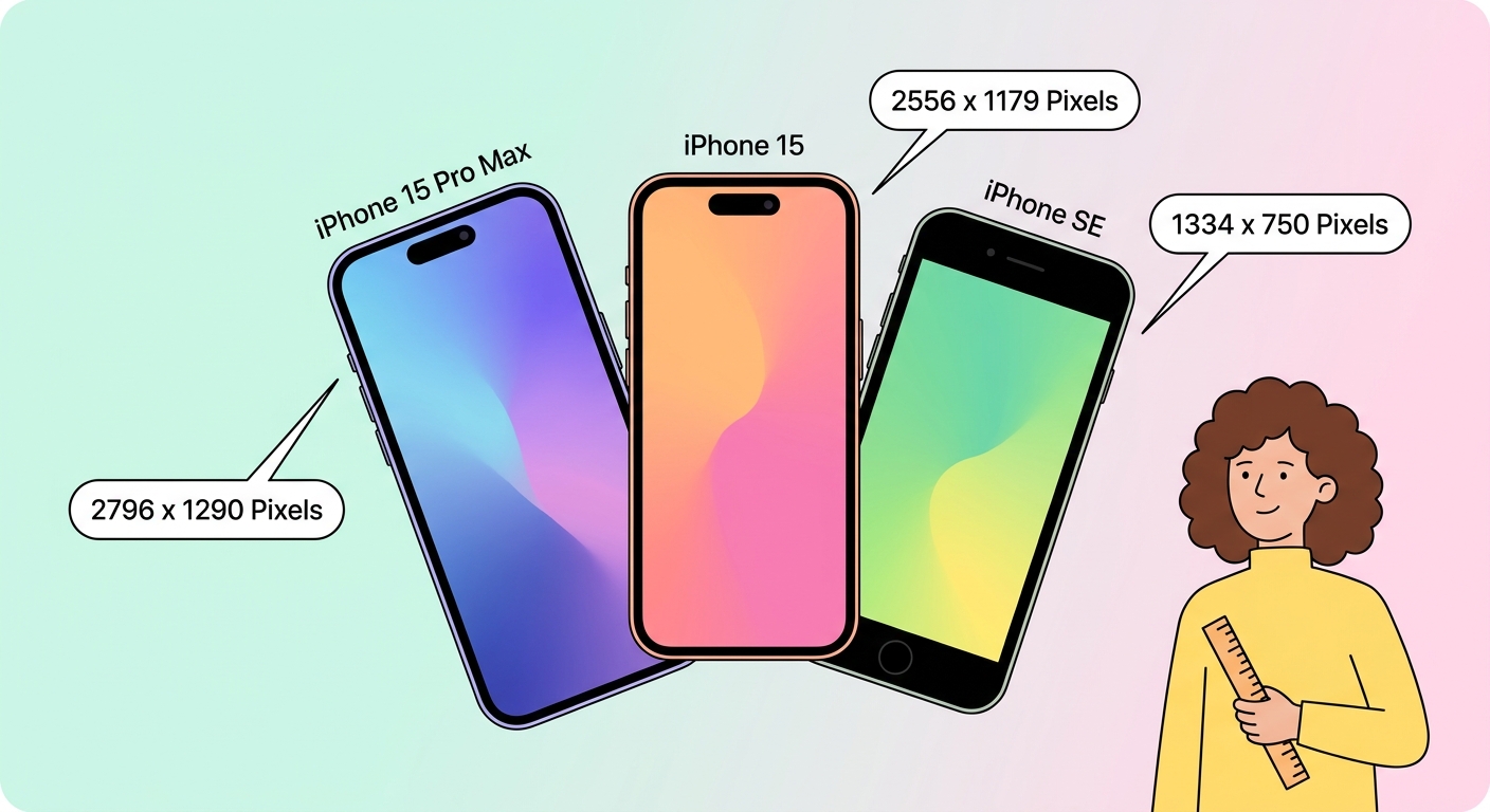 iPhone Hintergrundbild Größenratgeber — Alle Modelle