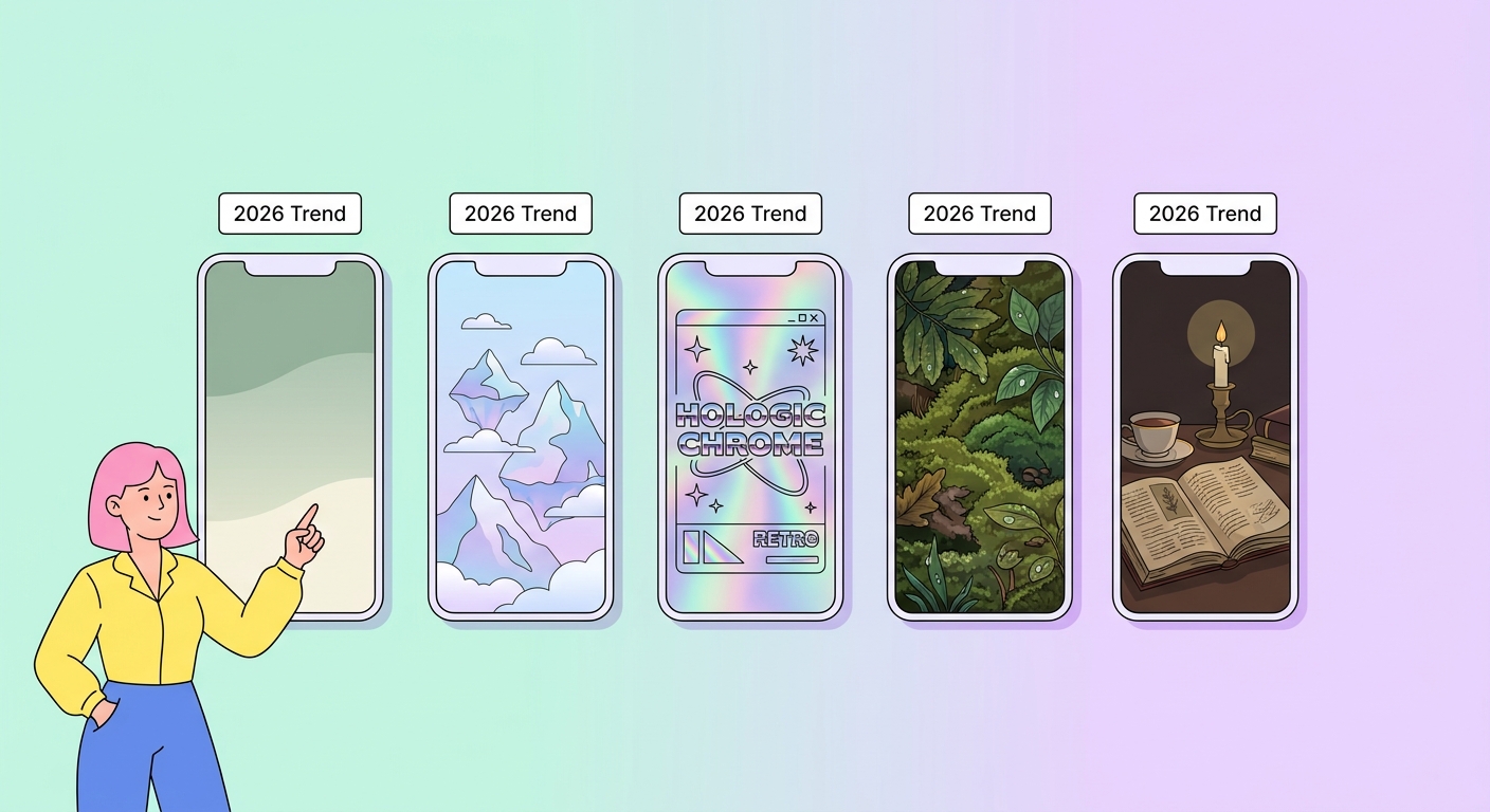 Handy-Hintergrundbild-Trends — 2026