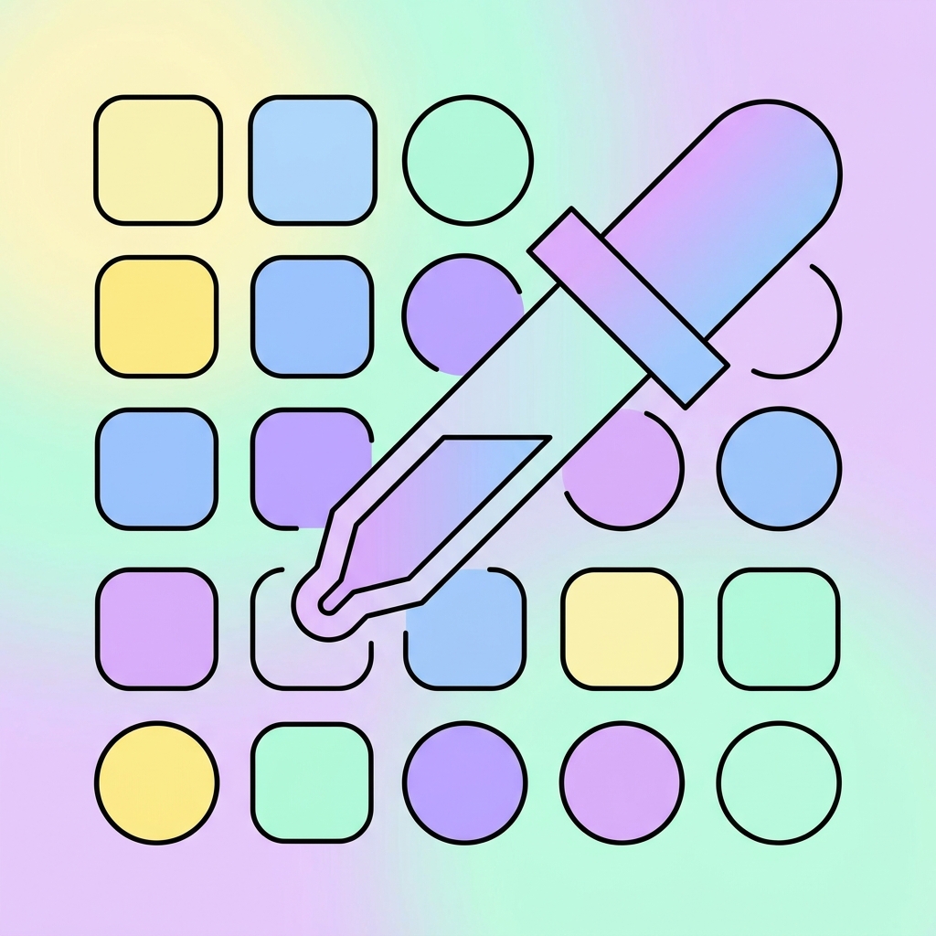 Farbwerkzeuge Tools-Illustration