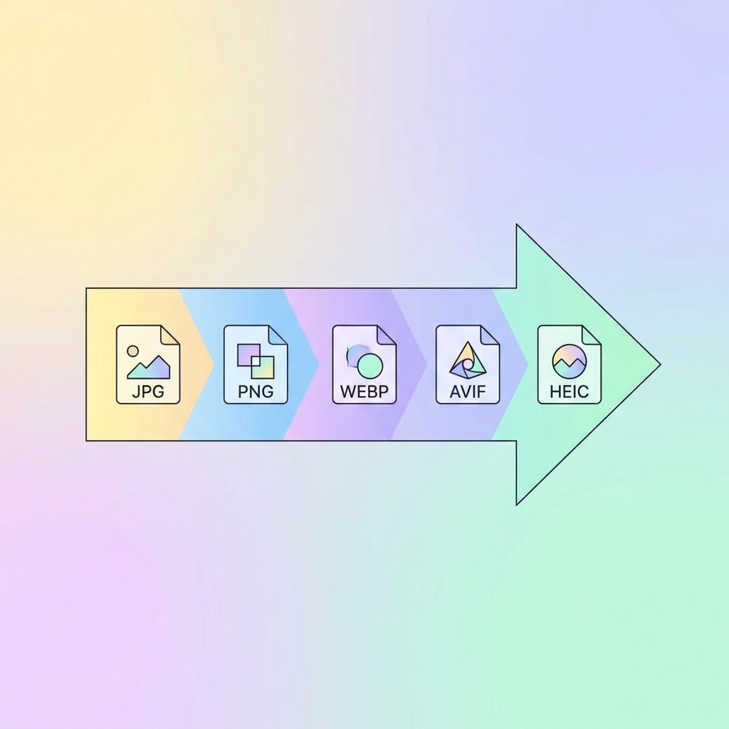 Bildkonvertierung Tools-Illustration