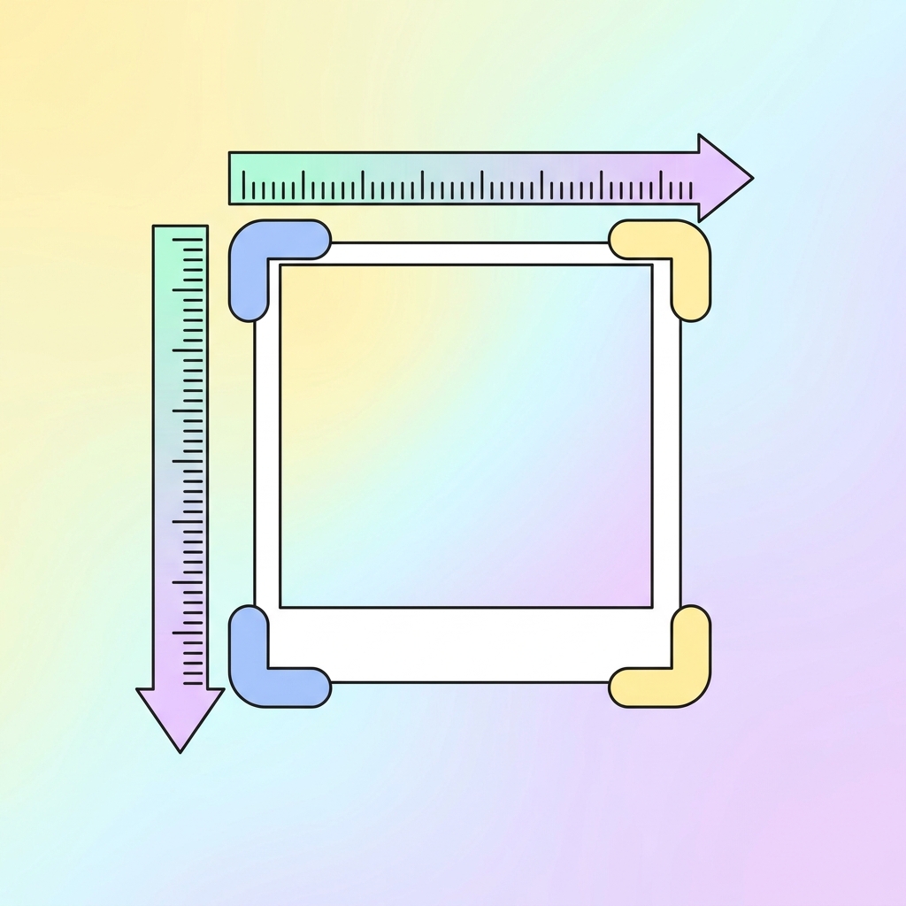 Größe ändern & Zuschneiden Tools-Illustration