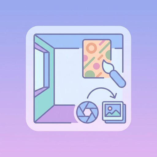 Tapetenvorschau an der Wand — hintergrundbilder editing tool